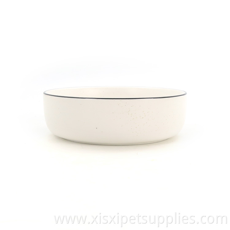 Factory Custom Pet Food Water Bowl Ceramic
